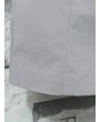 Solid Zipper Windbreaker Jacket - Gray Xl