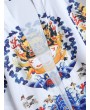 Dragon Print Kimono Cardigan - White M