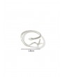 Brief Snake Shape Open Ring - Gold