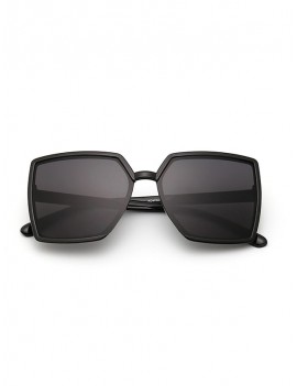 Oversized Square Driving Sunglasses - Black