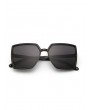 Oversized Square Driving Sunglasses - Black