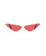 Triangle Metal Small Sunglasses - Pale Violet Red
