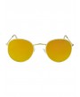 Vintage Metal Frame Sunglasses - Orange
