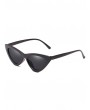 Anti Fatigue Flat Lens Catty Sunglasses - Black