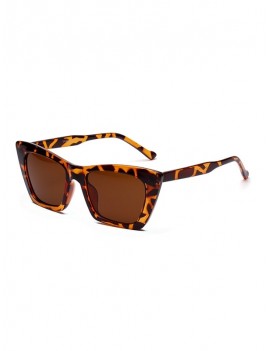 Square Shape Design Outdoor Sunglasses - Leopard
