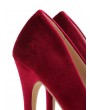  Pointed Toe High Heel Basic Pumps - Red Wine 39