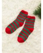 Christmas Tree Suede Quarter Length Socks - Multi-a