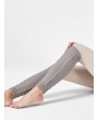 Woolen Yarn Knitted Winter Sleeve Socks - Gray