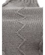 Woolen Yarn Knitted Winter Sleeve Socks - Gray