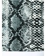  One Shoulder Snakeskin Leopard Long Sleeve Crop Tee - Multi-a L